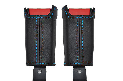 blue stitch FITS HONDA CRX DEL SOL  92-98 2X FRONT SEAT BELT STALK  COVERS