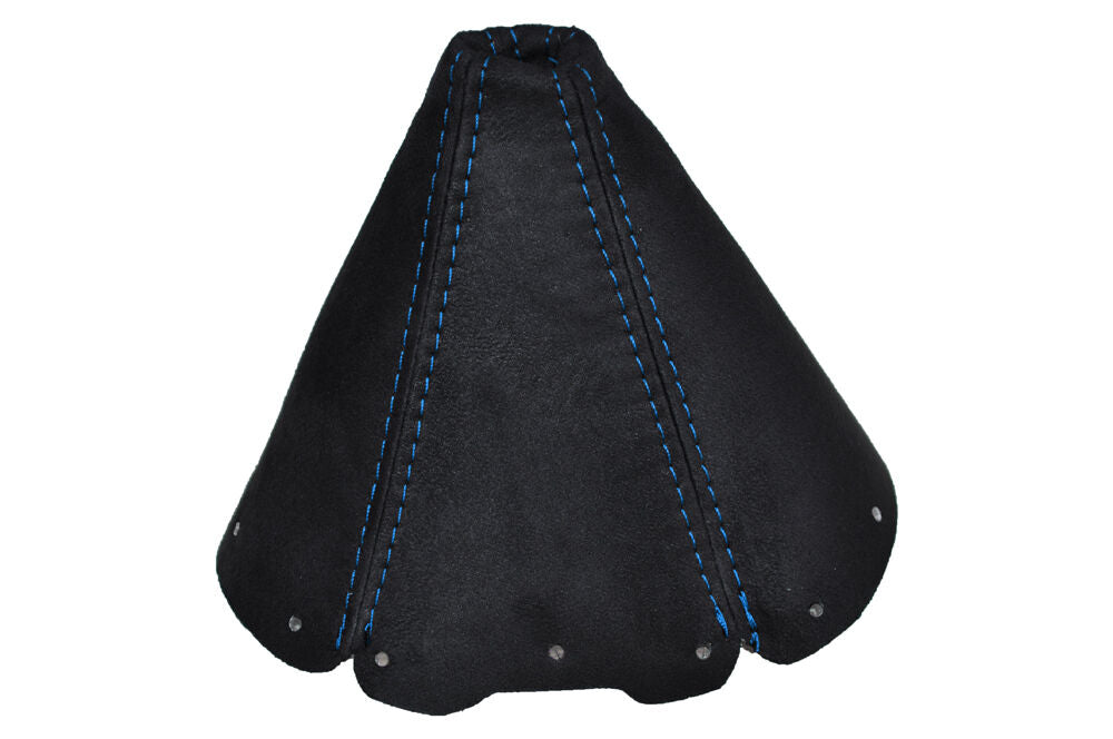 BLUE STITCH GEAR GAITER SUEDE FITS MAZDA MIATA MX5 MK1 EUNOS 1990-1997