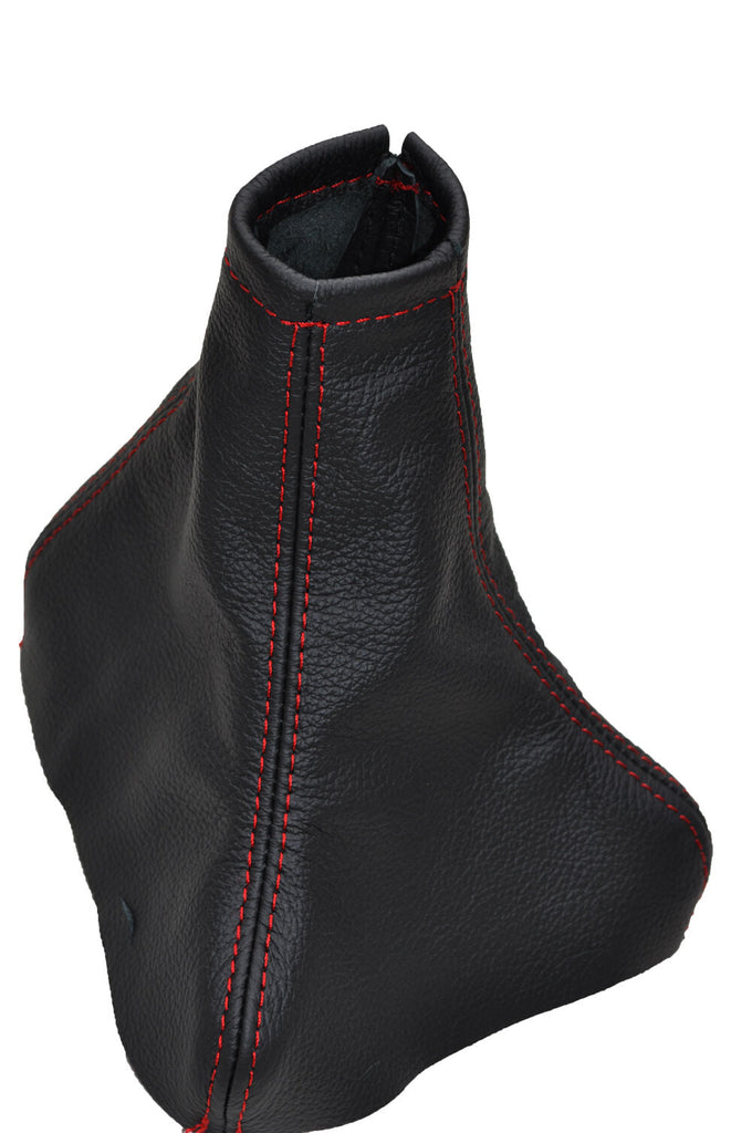 FITS VAUXHALL OPEL VECTRA B 1996-2002 LEATHER GEAR RED STITCHING CUSTOM NEW