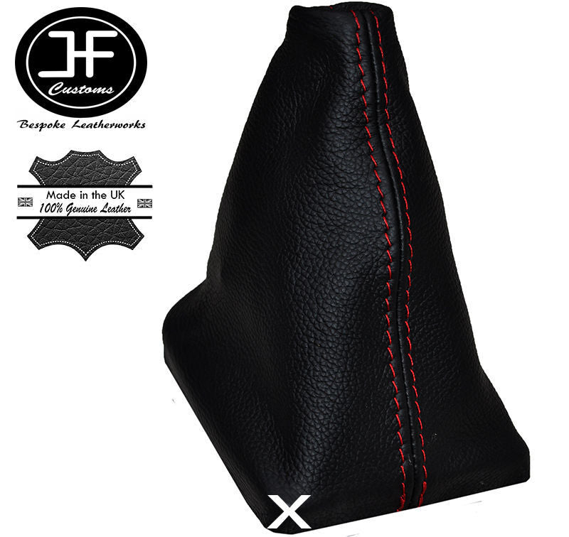 RED STITCH FITS LAND ROVER FREELANDER 2 2006-2011 MANUAL LEATHER GEAR GAITER