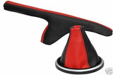 FITS FORD FIESTA MK6 MK7 FUSION GEAR HANDBRAKE RED BLACK CUSTOM NEW MADE IN UK