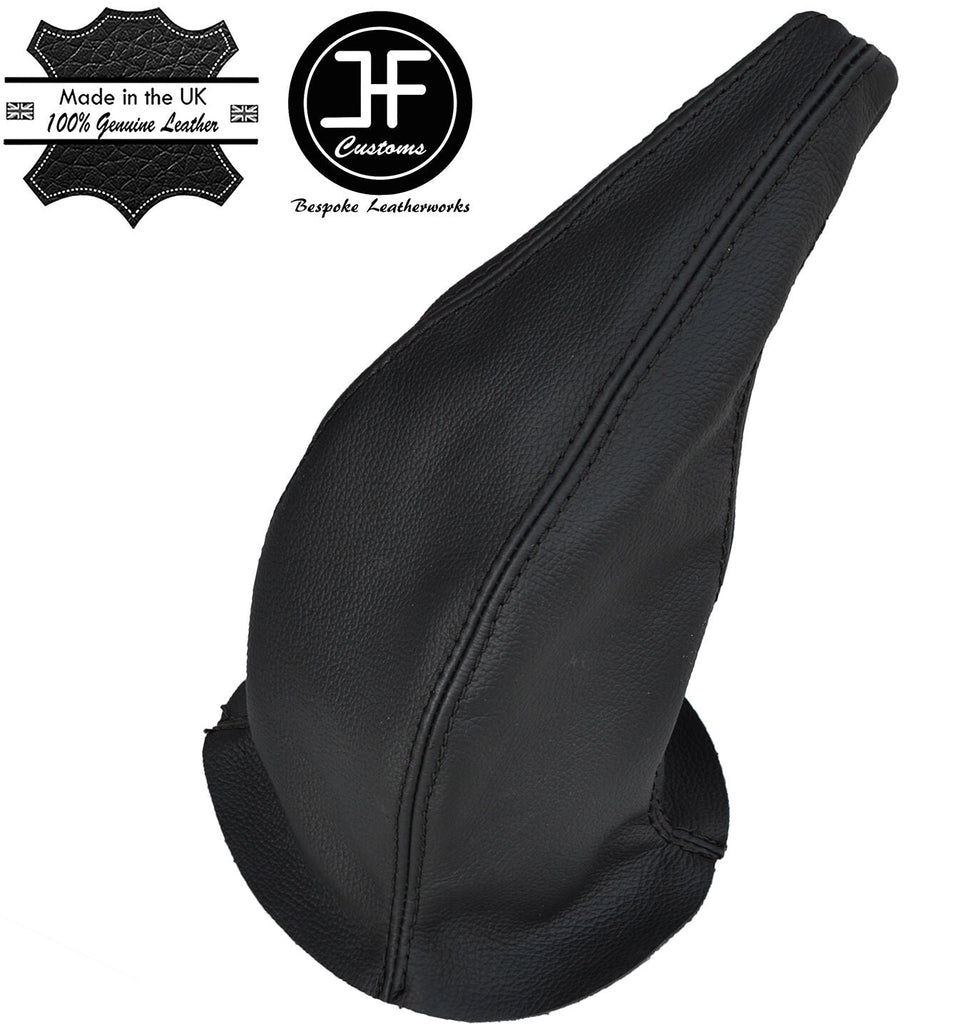 BLACK STITCHING MANUAL LEATHER GEAR GAITER FITS PORSCHE 911 930 CUSTOM NEW