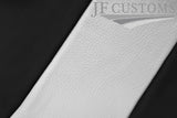 WHITE & BLACK LEATHER 2X DOOR CARD TRIM INSERT COVERS FITS LOTUS ELAN M100 JF1