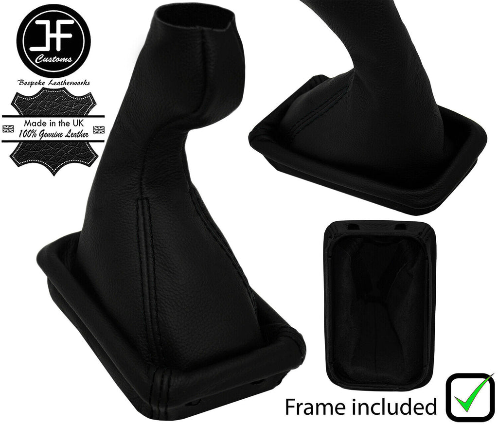 BLACK STITCH LEATHER MANUAL GEAR + PLASTIC FRAME FITS MERCEDES ML W163 97-05