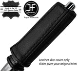 BLACK STITCH REAL LEATHER HANDBRAKE HANDLE COVER FITS FIAT FREEMONT 2011-2016