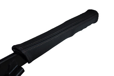 grey stitch FITS BMW 5 SERIES E28 81-88 HANDBRAKE HANDLE LEATHER COVER ONLY