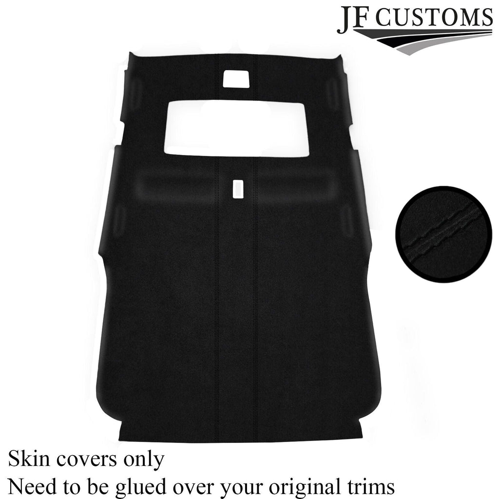 BLACK STITCH LUXE SUEDE HEADLINER COVER FOR LAND ROVER FREELANDER 1 97-06 5DR