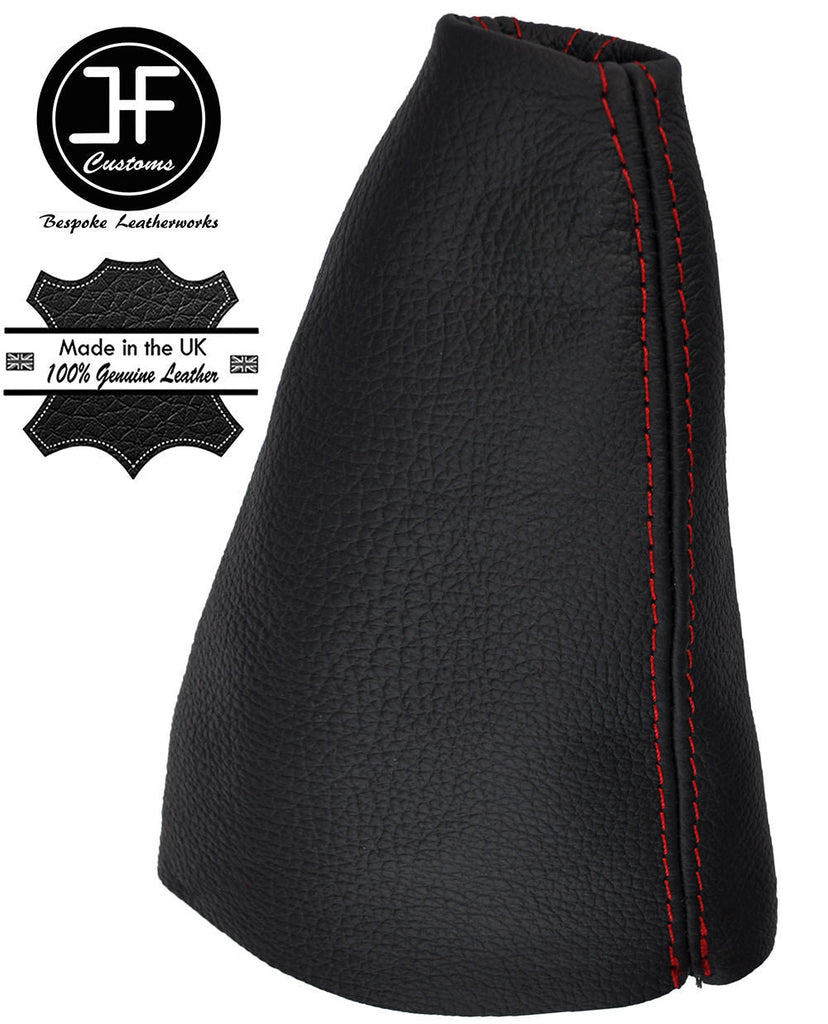 RED  STITCH FOR  HYUNDAI COUPE 1999-2002 GEAR GAITER SHIFT BOOT REAL LEATHER