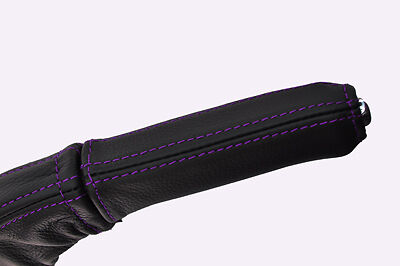 purple stitch FITS HONDA PRELUDE 92-96 4th GEN LTHR HANDBRAKE HANDLE COVER ONLY