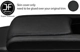 BLACK STITCH CARBON FIBER VINYL ARMREST LID COVER FOR HONDA CIVIC MK10 17-19