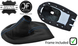 BLUE STITCH LEATHER GEAR + PLASTIC FRAME FOR PORSCHE BOXSTER 986 CARRERA 996
