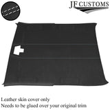 WHITE STITCH LUXE SUEDE D GREY HEADLINER COVER FITS FORD SIERRA COSWORTH 3 DR
