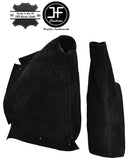BLACK STITCH  FITS NISSAN SKYLINE R33 GTS GTR GTST 1993-1998 PU SUEDE GAITERS