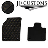 CREAM DIAMOND VINYL 4X TAILORED FLOOR CARPET FOR VOLVO XC90 MK2 15-21 JF1