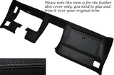BLACK STITCH DASH DASHBOARD LEATHER SKIN COVER FITS CORVETTE C3 1977-1982