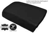 BLACK LEATHER FITS VOLVO S70 V70 850 C70  ARM REST SKIN COVER REAL LEATHER