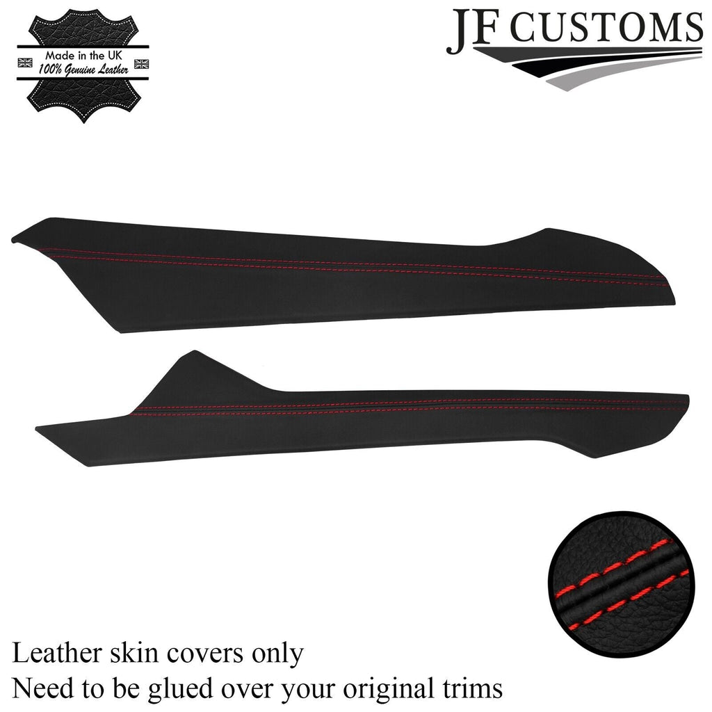 FITS AUDI A4 B9 2015+  RED STITCH  LEATHER SIDE CENTER CONSOLE TRIM COVER