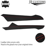 FITS AUDI A4 B9 2015+  RED STITCH  LEATHER SIDE CENTER CONSOLE TRIM COVER