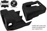 BLACK STITCH STEERING SHROUD COLUMN LEATHER COVER FITS FORD MUSTANG 2005-2009