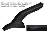 BLACK STTICHING FITS HYUNDAI ACCENT 2006-2010 LEATHER HANDBRAKE GAITER ONLY