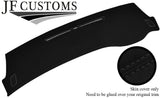 BLACK STITCH TOP DASH SUEDE COVER FOR MITSUBISHI LANCER EVO 7 8 9 STYLE 2