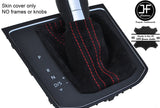 RED STITCH REAL SUEDE DSG AUTO AUTOMATIC GEAR GAITER FITS VW TIGUAN 2016-2018