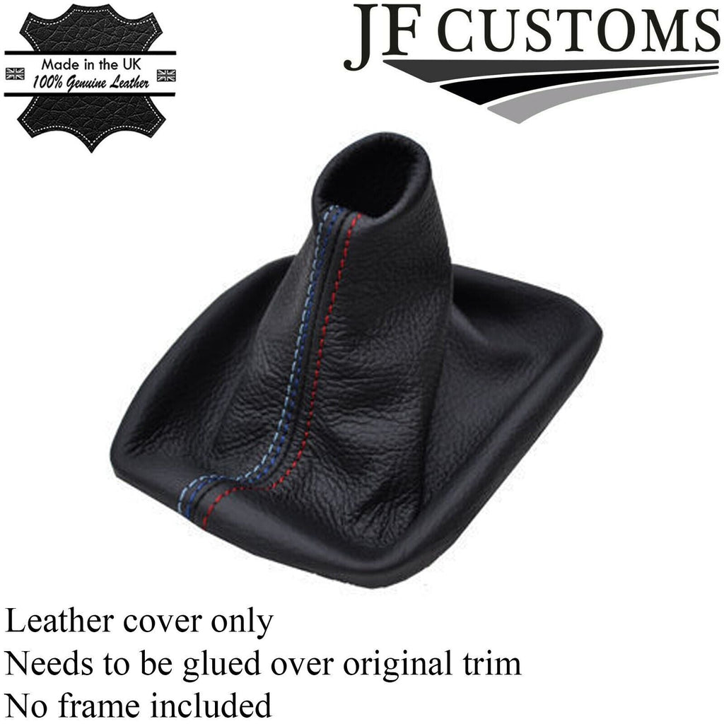 FITS BMW 1 SERIES E81 E82 E87 E88 2005-2012 LEATHER GEAR TRI STITCH COVER GAITER