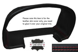 RED STITCH SPEEDO SURROUND LEATHER SKIN COVER FITS SEAT IBIZA CUPRA 1996-1999