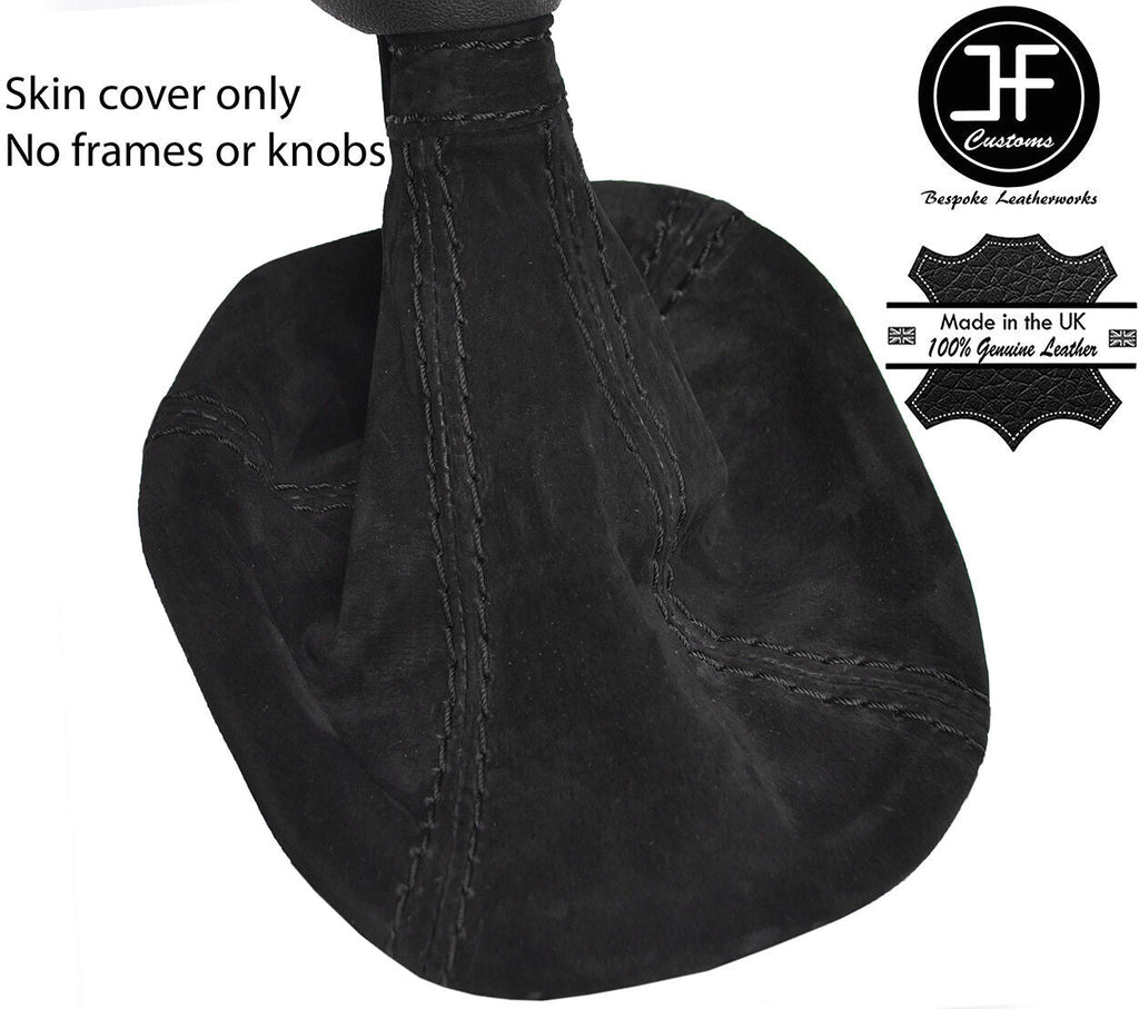 BLACK STITCH AUTO AUTOMATIC REAL SUEDE GEAR GAITER FOR IVECO DAILY 2007-2014