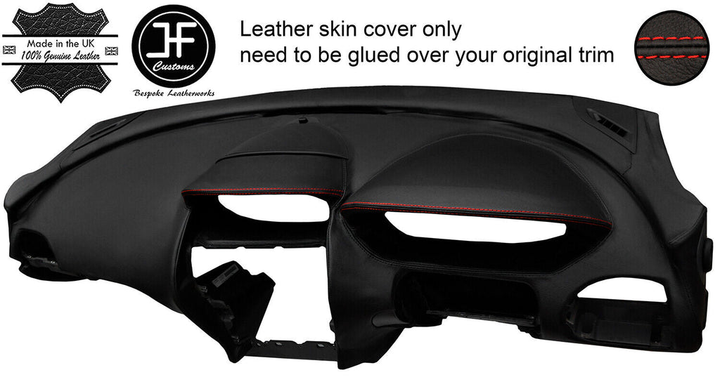 RED STITCHING DASH DASHBOARD LEATHER COVER FITS BMW 6 SERIES E63 E64 04-11