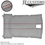 RED STITCH L GREY LUXE- SUEDE ROOF HEADLINER COVER FOR BMW X3 E83 2003-2010