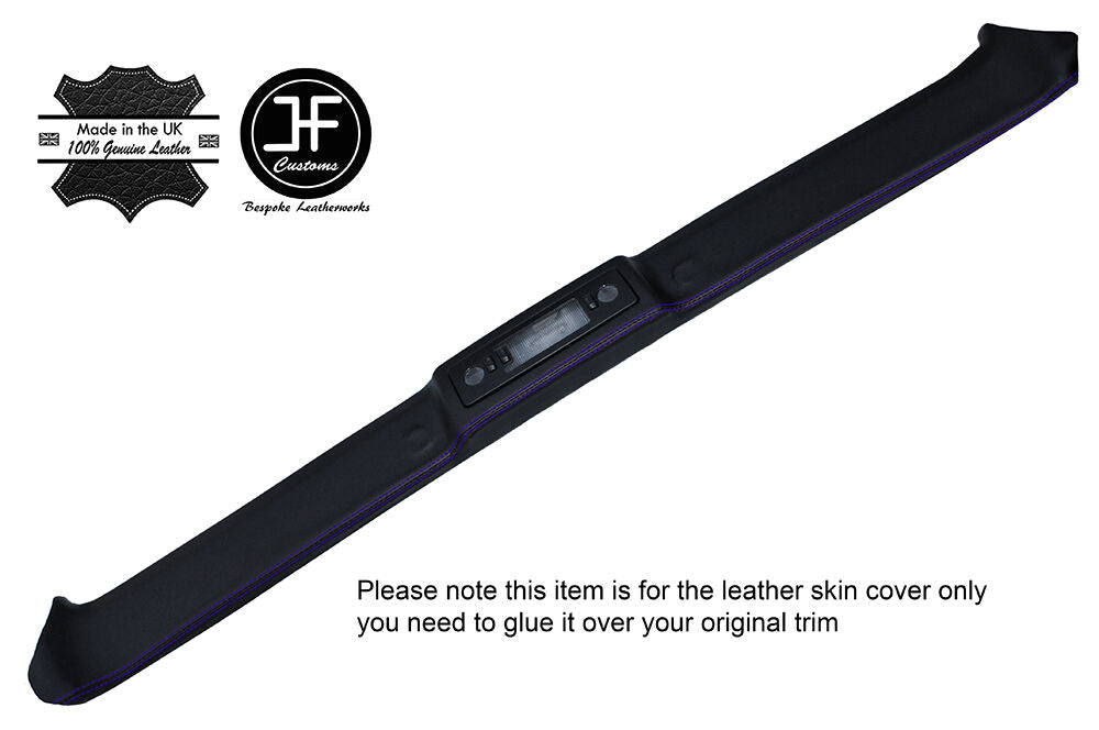 PURPLE STICH TOP ROOF PANEL LEATHER COVER FOR BMW E36 3 SERIES 93-98 CONVERTIBLE