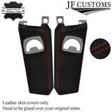 RED STITCH LEATHER & SUEDE COVERS FOR E92 COUPE 06-13 TOP RECOVERY KIT