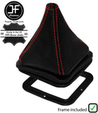 RED  STITCH LEATHER MANUAL GEAR +PLASTIC FRAME FOR CHEVROLET MONTE CARLO 78-87