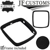 BLACK ITALIAN LEATHER GEAR TRIM + FRAME FOR FORD MONDEO MK4 07-14 CUSTOM NEW