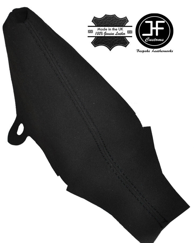 BLACK STITCH FAUX SUEDE HANDBRAKE GAITER FITS MINI R50 R53 2001-2006 HATCHBACK
