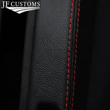 RED STITCH LEATHER CENTRE CONSOLE TRIM COVER FOR TOYOTA MR2 MK3 ROADSTER 00-05