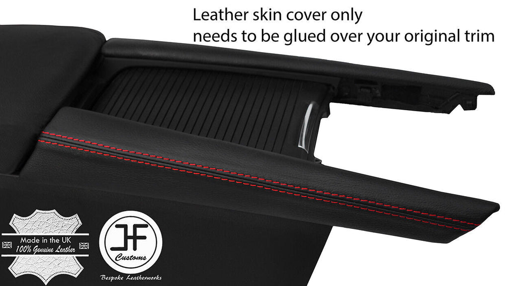 RED STITCH 2X CENTER CONSOLE SIDE TRIM LEATHER COVERS FITS MAZDA 6 2015-2018