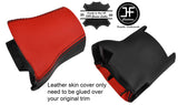 BLACK & RED REAL LEATHER STEERING SHROUD COLUMN COVER FITS DODGE VIPER 92-02