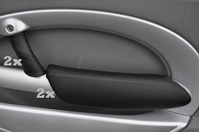 FITS BMW MINI COOPER 2X PANTHER 2X DOOR HANDLE COVERS black CUSTOM NEW
