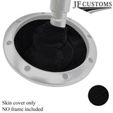 BLACK FOUR STITCHING REAL SUEDE MANUAL GEAR GAITER FITS AUDI TT MK1 1998-2006