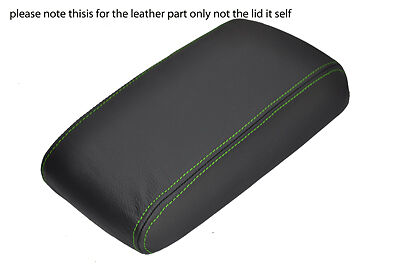 green stitch FITS TOYOTA COROLLA TSPIRIT 02-07 LEATHER ARMREST COVER ONLY