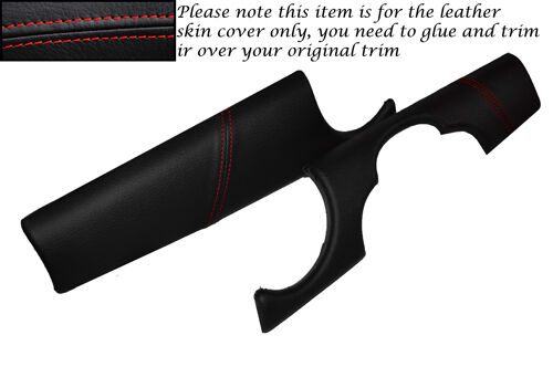 RED STITCH DASH TRIM SKIN LEATHER COVERS FITS BMW MINI COOPER S R56 R57 07-13