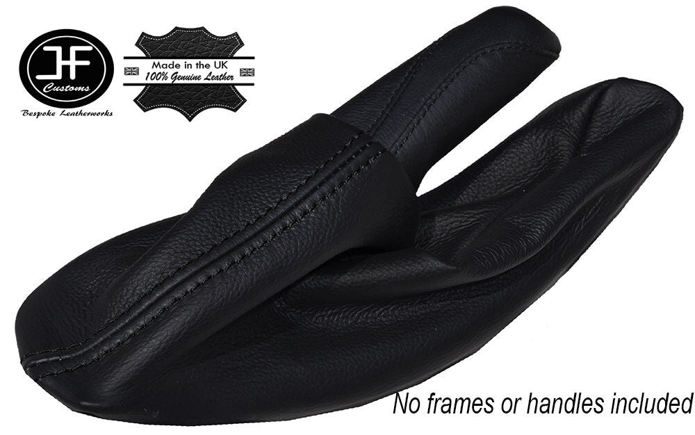 BLACK STITCHING LEATHER HANDBRAKE GAITER FITS BMW 3 SERIES F80 F81 12-16