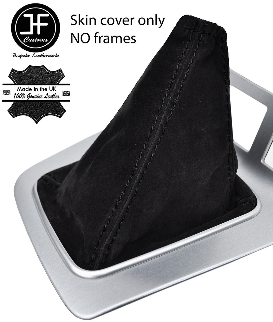 BLACK STITCHING REAL SUEDE MANUAL GEAR GAITER FOR FORD MONDEO MK3 2003-2006