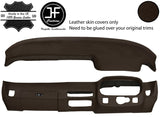 BROWN DASH DASHBOARD REAL LEATHER COVER FOR PORSCHE 924 75-88 944 81-85 JF1