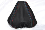 DOUBLE TRI STITCH MANUAL LEATHER SKIN GEAR GAITER FITS BMW 3 SERIES E36 E46