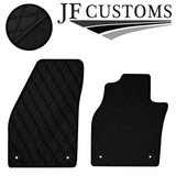 BLACK DIAMOND STITCH VINYL 4XTAILORED FLOOR CARPET FOR VOLVO C30 AUTO 06-13 JF1