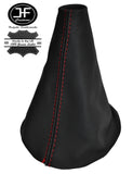 RED STITCHING MANUAL LEATHER GEAR STICK GAITER FITS CITROEN SAXO VTR VTS