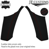 D RED STITCH LEATHER 2X REAR C PILLAR COVERS FOR FORD MONDEO MK5 15-18 ESTATE